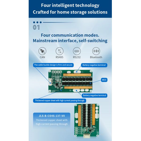KLS 3.7v Li-ion 13s 48v Battery Protection Board Bms: 80a - 200a 18650 Pcm, Swith, Balanced Lithium Battery Module