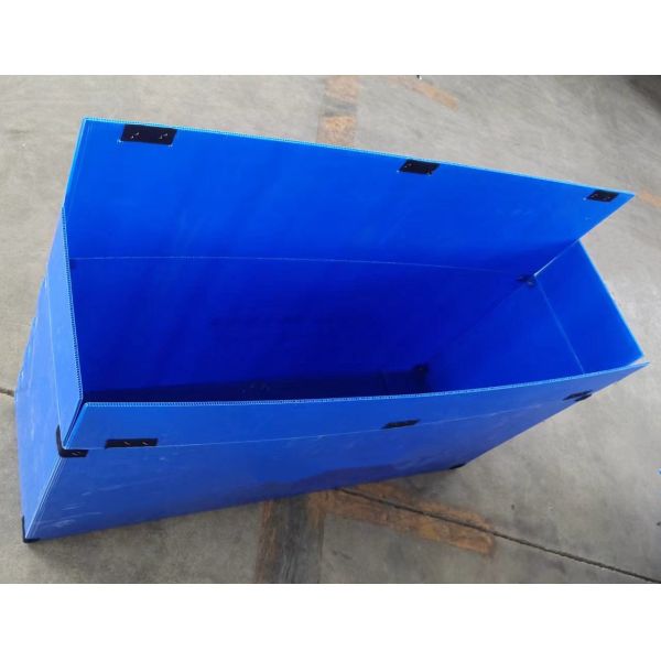 Plastic Turnover Box PP Hollow Board Corrugated Sheet With Velcro and totes