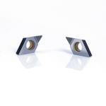 DCGT Vcgt Vcmt PCD Turning Inserts CNC Lathe Tools For Aluminum Machining
