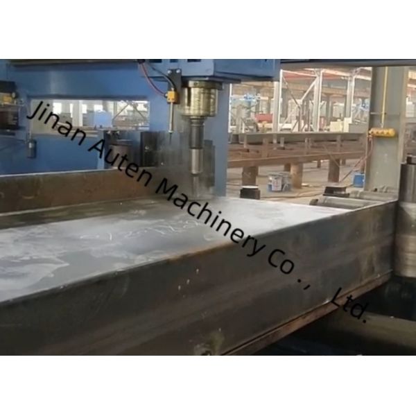 3pcs Drilling Spindles CNC H/I Beam Drilling And Sawing Machine 100~600mm Height Range