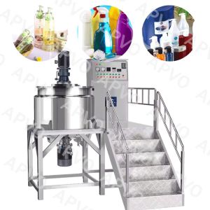 Quality 200L Liquid Detergent Mixer Stainless Steel Shampoo Making Machine for sale