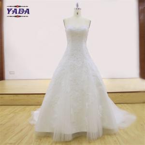 China New design ladies off-shoulder slim mermaid tail sweetheart dress white cheap wedding dresses on sale