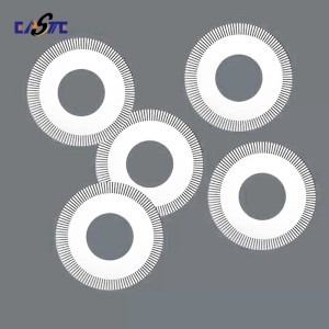 Quality Stainless Steel Optical Encoder Disc Precision etching encoder Code Wheel for sale