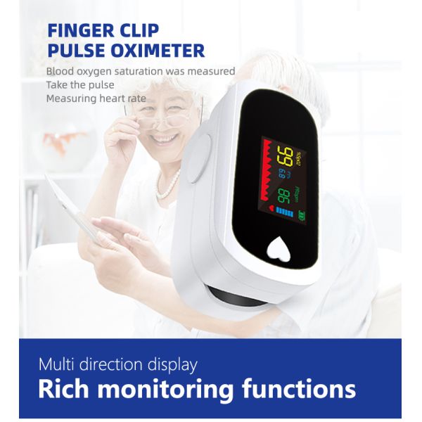 Automatic Shutdown 30 - 240BPM Fingertip Pulse Oximeter