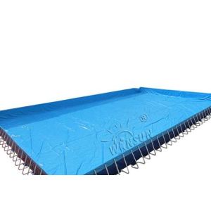 Quality Outdoor Large Inflatable Swimming Pool , Framed Inflatable Water Pool for sale