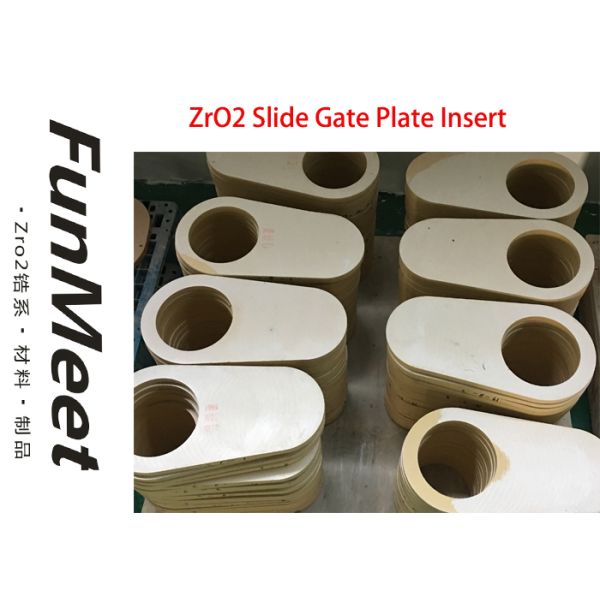 Full Set Zirconium Plate , 13qc ZrO2 Slide Plate For Taphole EAF Erosion Resistance