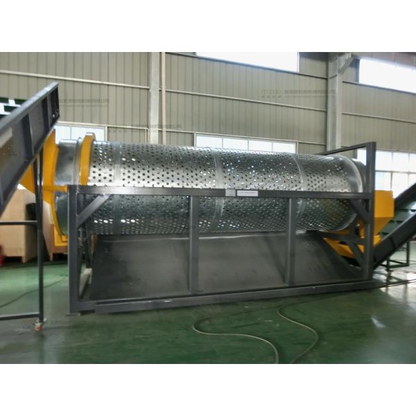 PET HDPE Plastic Separator Machine Bottle Trommel Machine