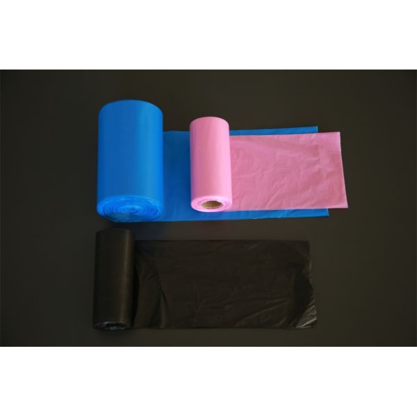 Disposable Plastic Trash Can Liners / Rubbish Bin Liners Eco Friendly Biodegradable