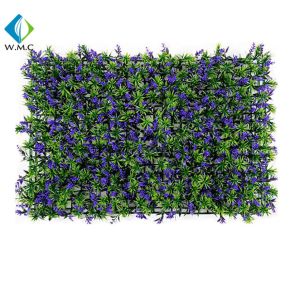 UV Resistant Artificial Grass Wall , PE Material Artificial Fence Roll