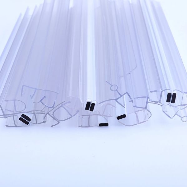 PVC Soft Seal Strip 8mm 2.2m Plastic Profile Machine