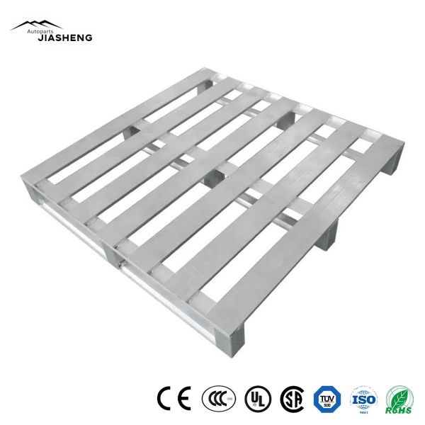 China Manufacturers Independent Access Channel Metal Stacking Pallet for