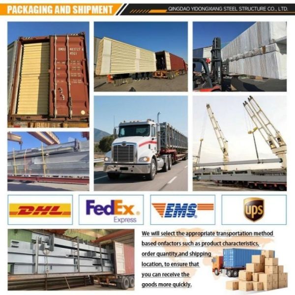 Large Span Steel Frame Building 30m+ with Q355/Q235 Frame