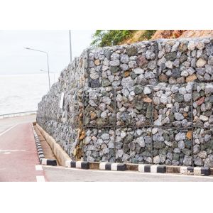 Quality Hexagonal Wire 60x80 Retaining Wall Gabion Cages for sale