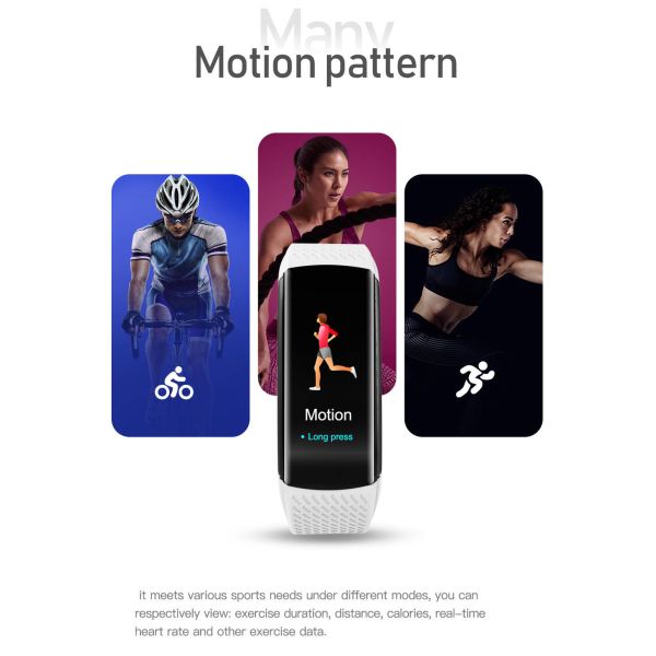 Calorie Monitoring Wristband Fitness Tracker Weather Temperature Sports Sharing