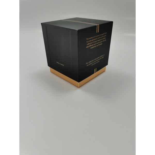 Black Retail Custom Made Packaging Boxes Gift Embossing With Logo SGS