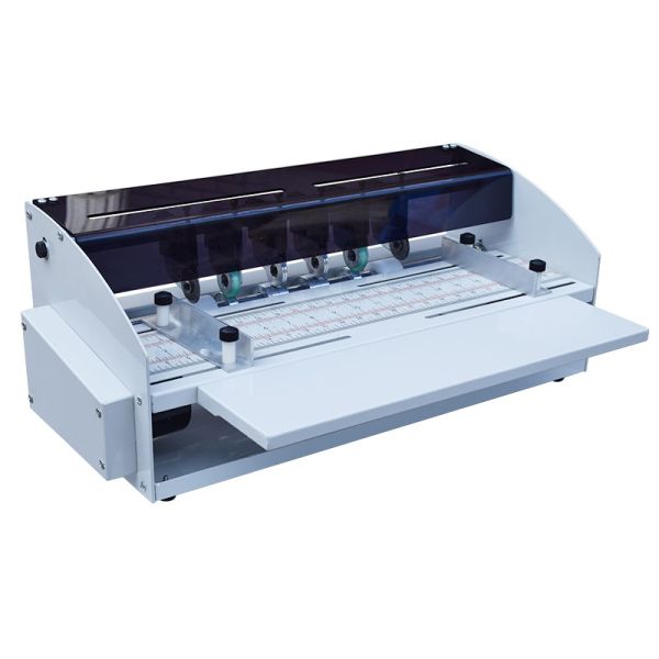 Electric Automatic Paper Creasing Machine for 460mm Max Cutting Width in Restaurant