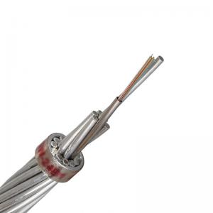 China 2210 kN Stainless Steel Antenna OPGW Outdoor Single-Mode Optical Cable 24 48 96 Core on sale