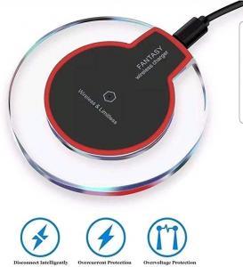 China 10W K9 Qi Crystal Fast Wireless Charging Mat For IPhone 8 8P X on sale
