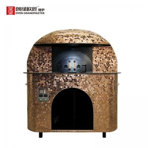 China Electric Traditional Italian Pizza Oven Copper Decoration Napoli Outdoor Oven on sale