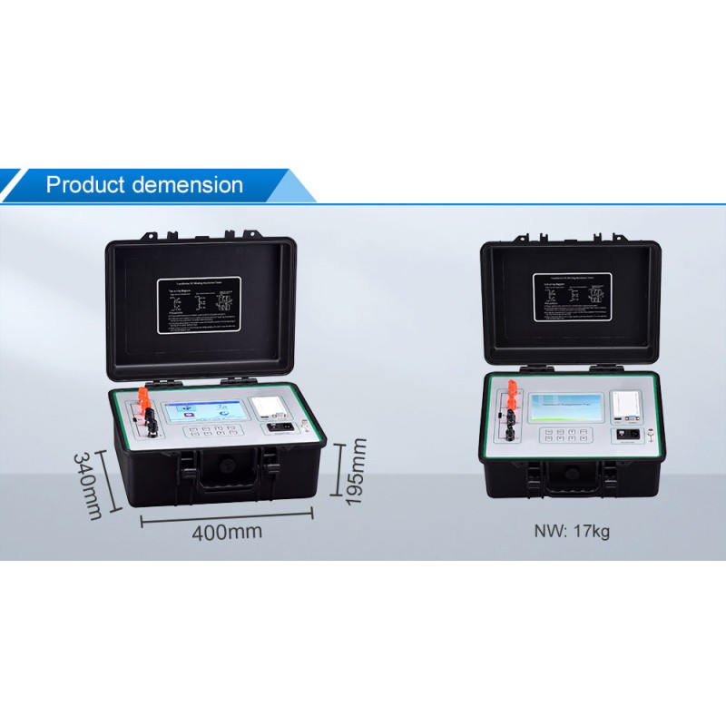 Automatic Capacitance Bridge Test Set Power Capacitor Inductance Tester IP55