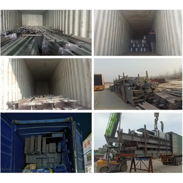 High Strength Light Gauge Steel Buildings Prefabricated H Section Structural Steel Frame