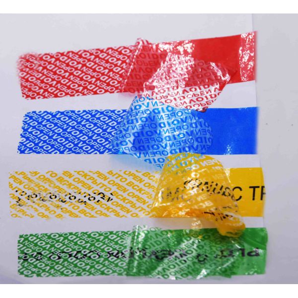 Waterproof Self Seal Tamper Evident Security Tape For Carton Box Sealing