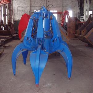 China 2T-20T Iron Scrap Hydraulic Electric Grab Bucket For Overhead Crane on sale