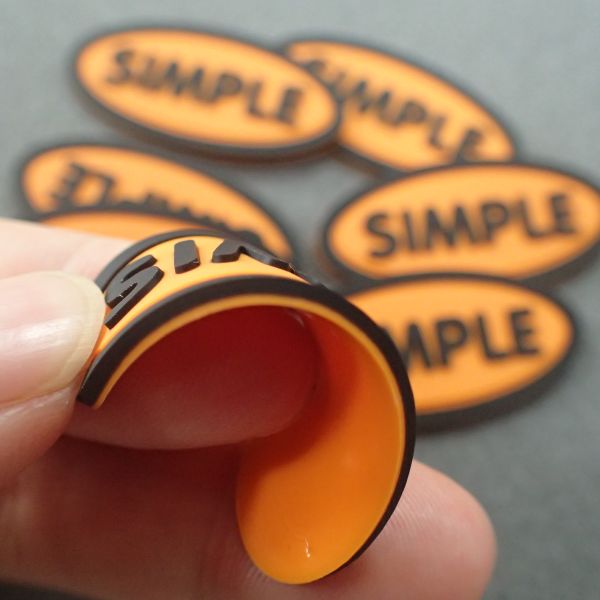 Factory Custom Rubber Badge Silicone Patch 3D Silicone PVC Patches Rubber Labels For Clothing Use