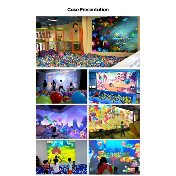 Amusement Interactive Projection Wall Smash Ball Ar Projector Interactive Wall Projection