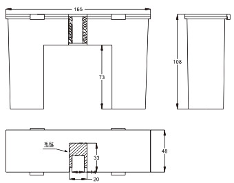 Plastic Square Elevator Oil Can 0.1kg/Pc With ISO9001 Certificate