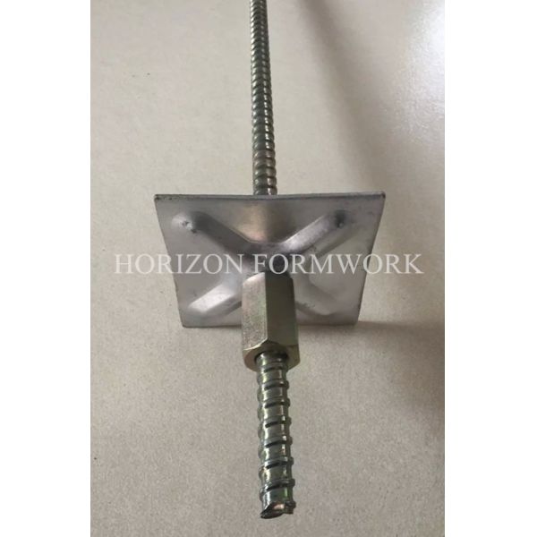 Cold rolled tie rod system for formwork construction