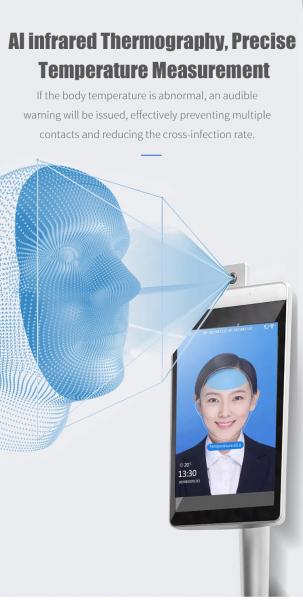 Time Attendance RGB Access Control Face Recognition Terminal