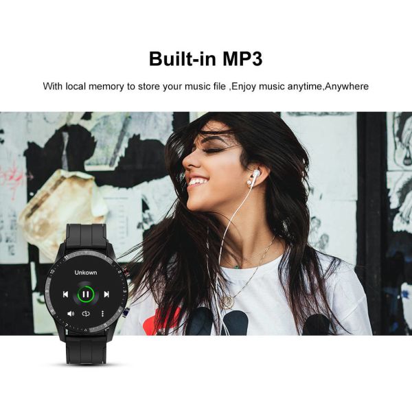 Large Memory Bluetooth IOT Devices Smart Watch Built In MP3 Iphone Compatible