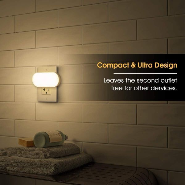 12pcs Led AC110V Children'S Plug In Night Light / Amber Led Night Light