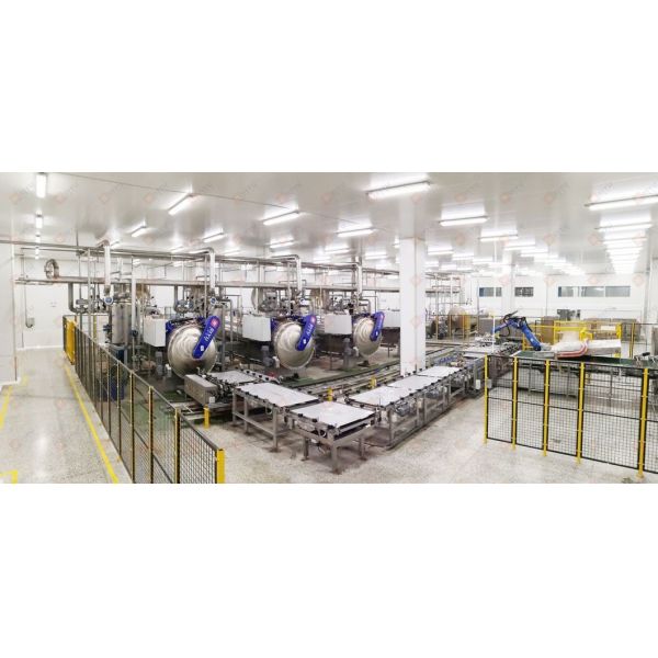 Physical Sterilization Fully Automatic Beans Sterilizer Cans Sterilization With Shake Rotary Direct Principle Technology