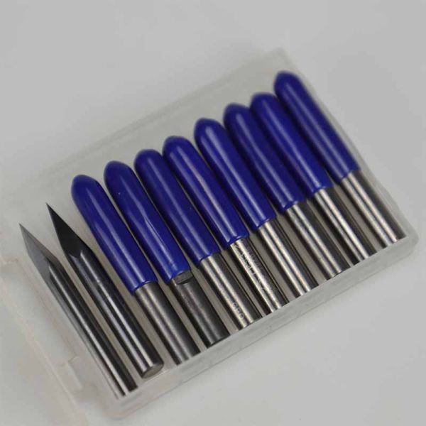 Customizable ODM/OEM CNC Pointed Flat End Mill Triangular Milling Cutter Stone and Metal for Engraving and Milling