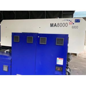 Quality Used 800 Ton Plastic Crate Injection Molding Machine for sale