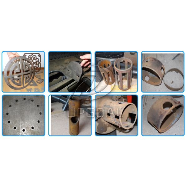 2060 CNC Steel Sheet & Steel Pipe Plasma Cutting Drilling Machine with Rotary Axis/200A Hypertherm Plasma Power Supply