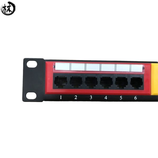 19" cat5eb utp 24 colourful port patch panel with cat5e cable cat5e rj45 for network cabinet