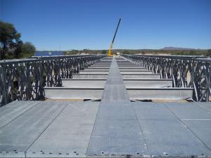 Quality SSR Q355B steel bailey portable temporary bridge for sale