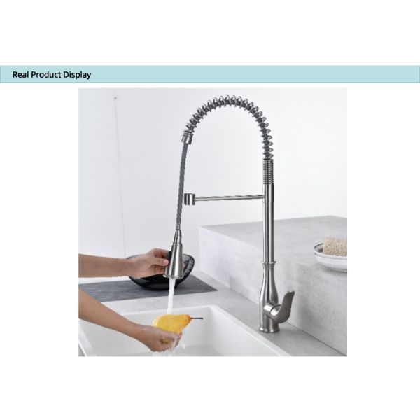 Smart Sensor 2 Mode Kitchen Spray Taps IPX5 Pull Down Mixer