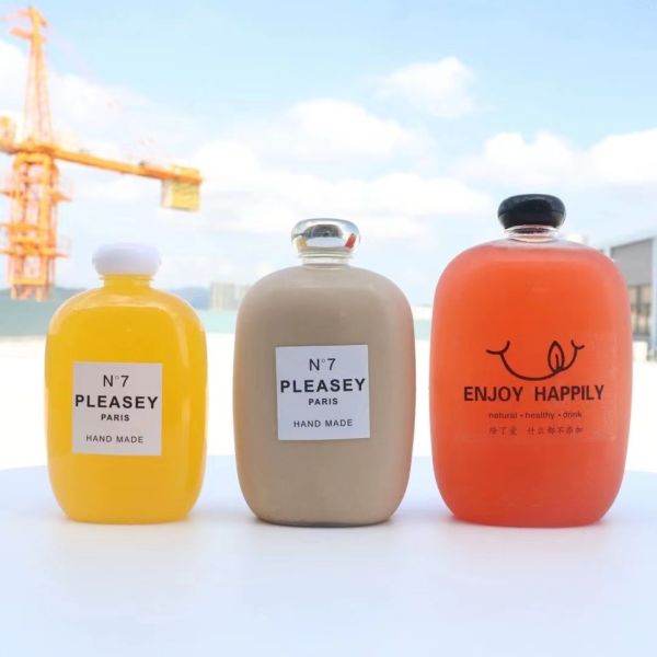 250ML 350ML 500ML Coffee Drink Pet Juice Bottles Customized Logo
