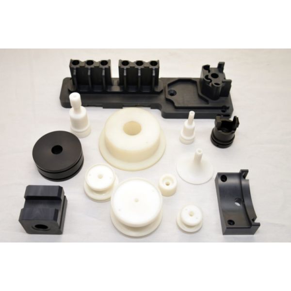 Vacuum cast plastic parts for telecommunications equipment