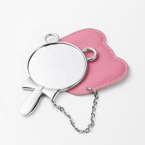 Unique Sublimation Compact Mirror With Case Blanks Custom Pocket Mirror