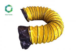 Quality 600gsm Flexible Tunnel PVC Ventilation Ducting Vinyl Coated Fabric 2000d for sale