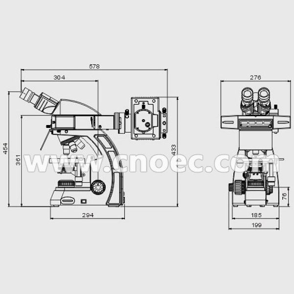 Kohler Reflected Fluorescence Microscope With Handle A16.0907-B