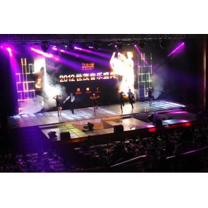 Quality High resolution P3.91 indoor full color led display screen 9500K - 11500K for sale