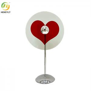 China Red Love Heart Bedside Led Table Lamp For Bedroom Romantic Atmosphere Decoration on sale