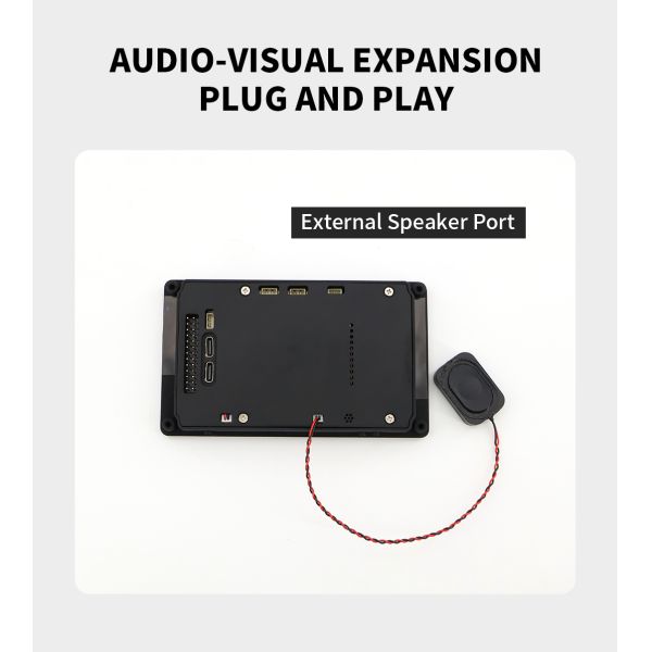 JC4880P443C_I_W_Y Placa de Desarrollo Táctil 4.3'' para ESP32P4/ESP32-C6 con Carcasa Protectora y Cámara OV2640