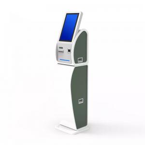 Quality 17 inch CPU i3 SSD Ticket Kiosk Machine Customized QR Code Scanner for sale